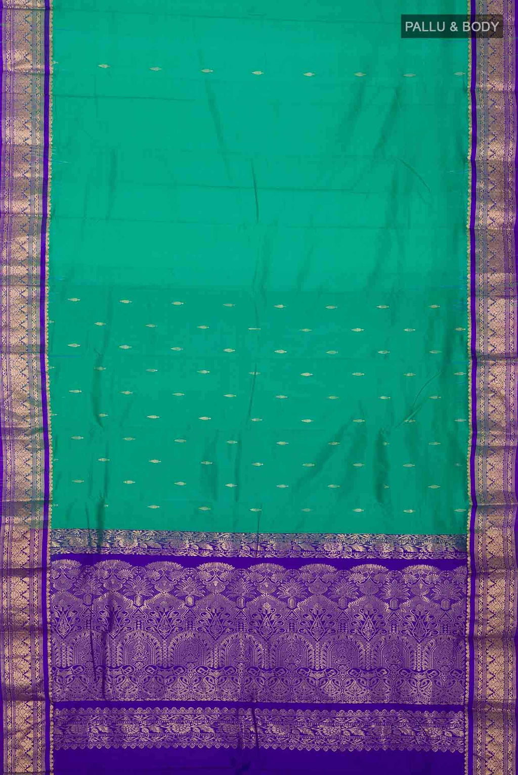 Green Bangalore Silk Saree