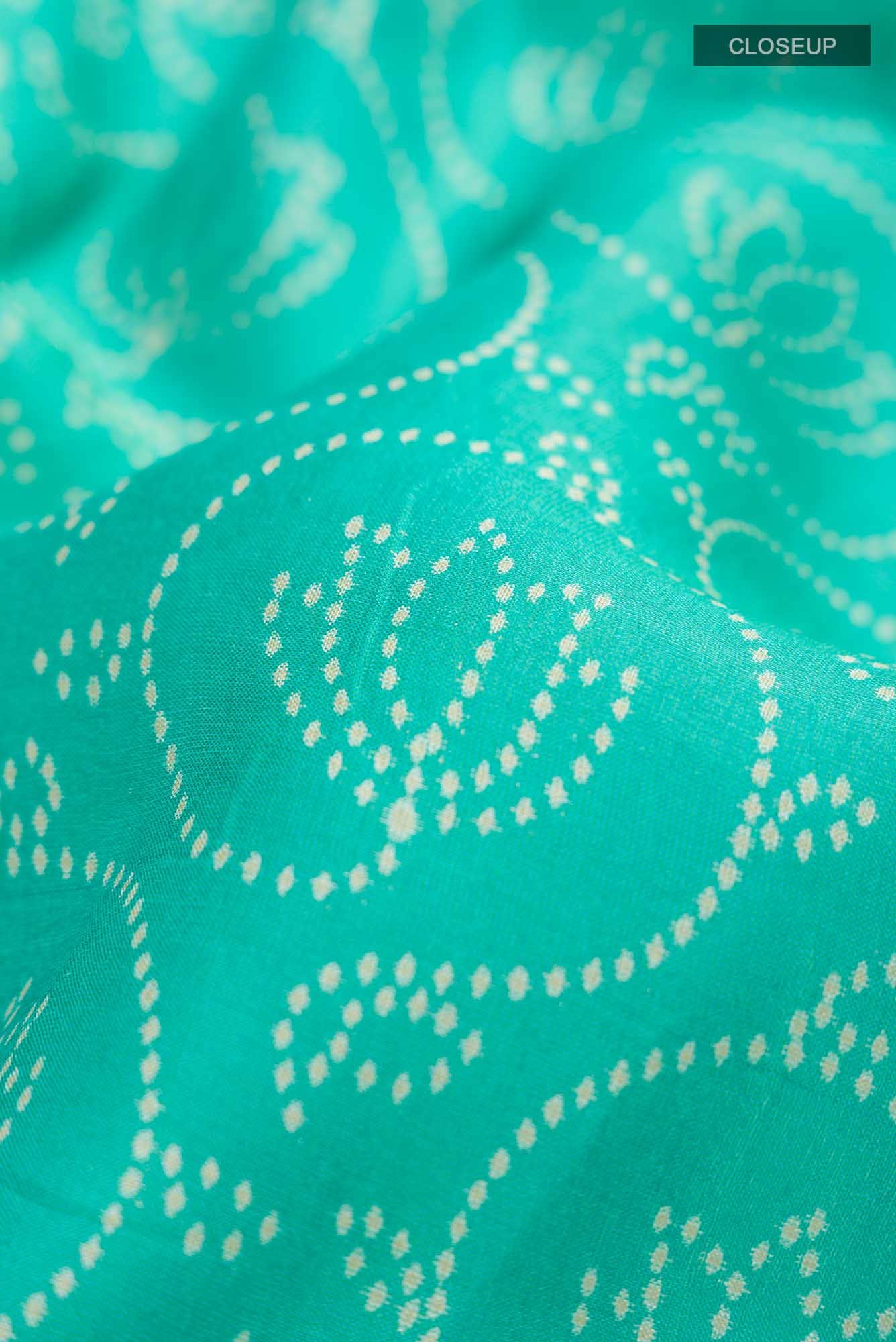 Green Bhagalpuri Tussar Silk Saree