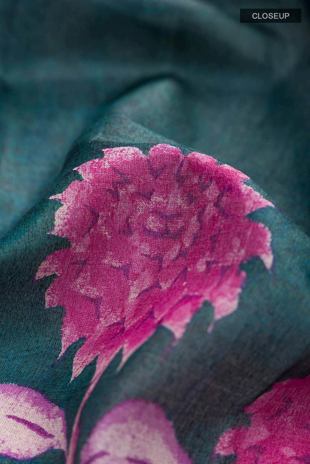 Green Bhagalpuri Tussar Silk Saree