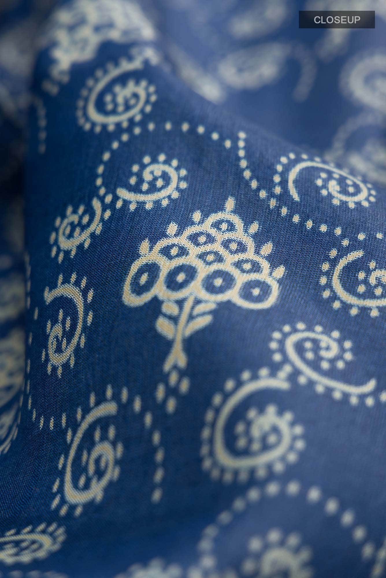 Blue Bhagalpuri Tussar Silk Saree