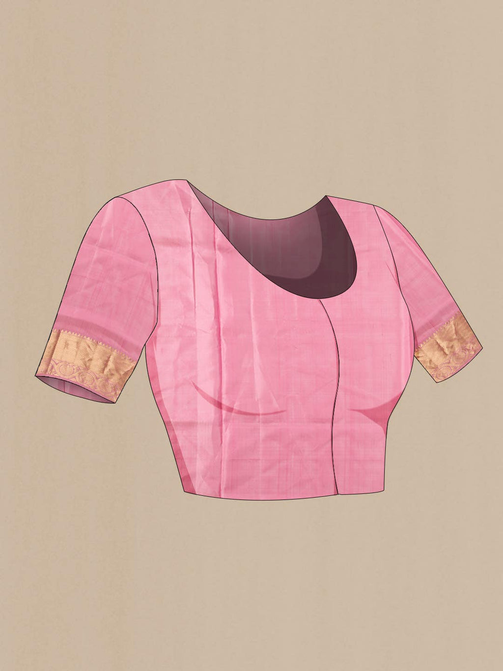 Pink Soft Silk Saree