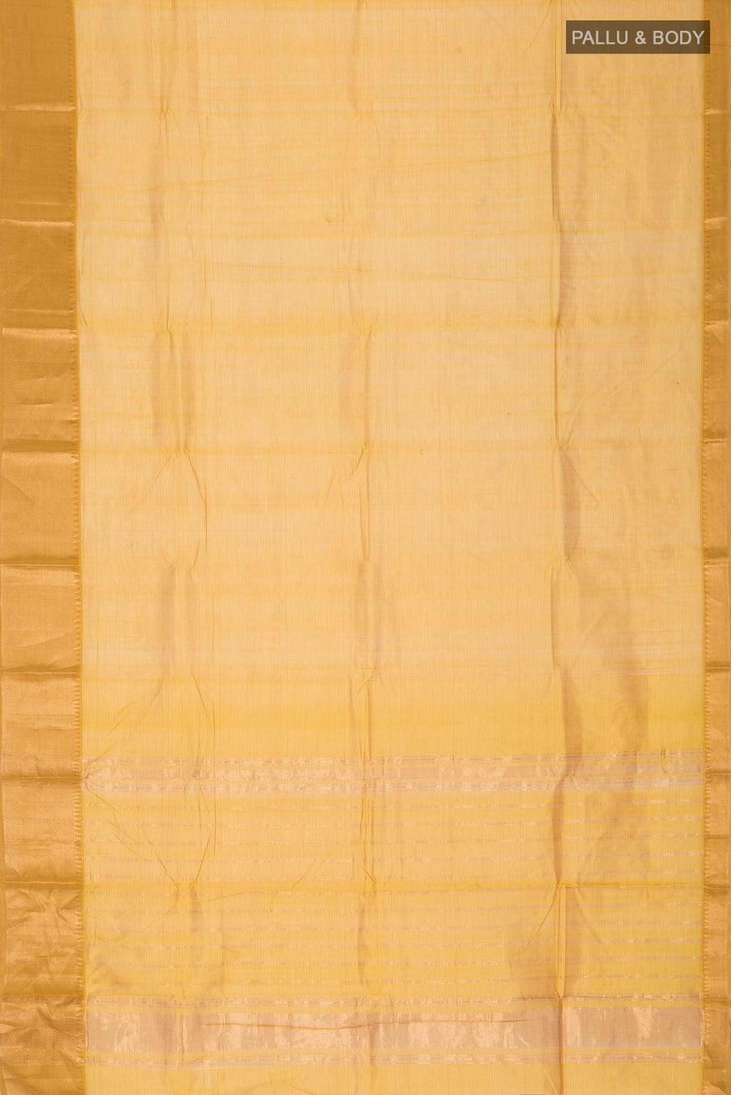 Yellow Silk Cotton Saree