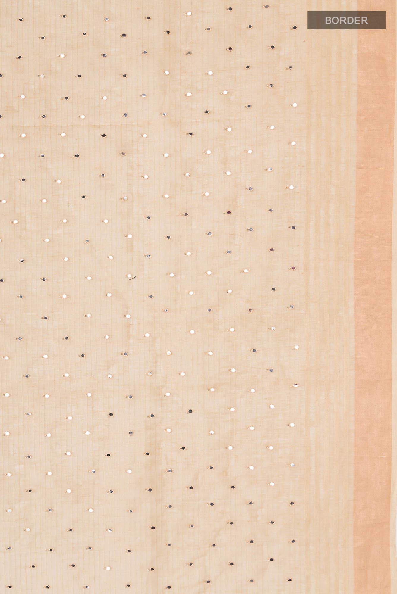Beige Linen Saree