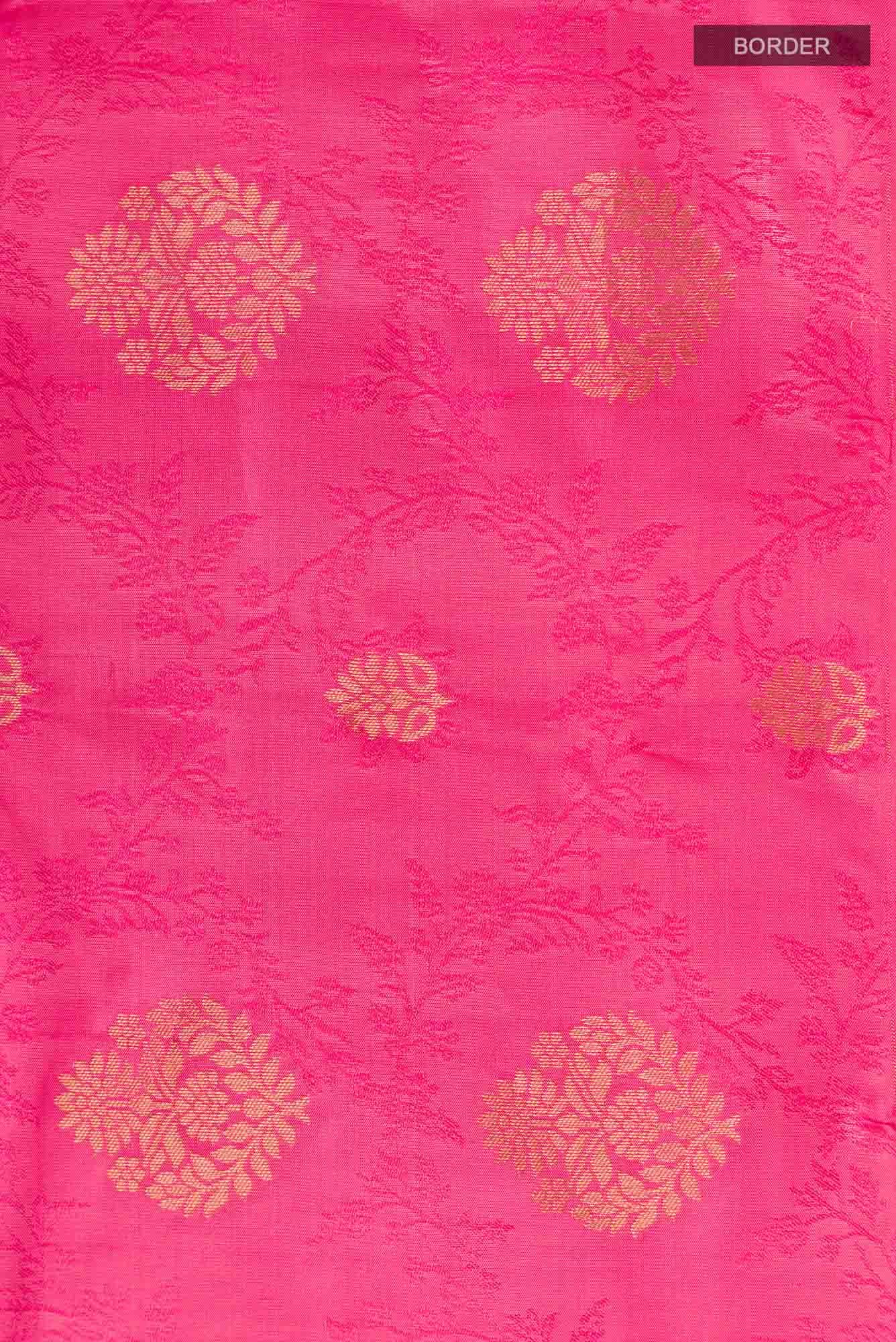 Pink Kanchipuram Silk Saree