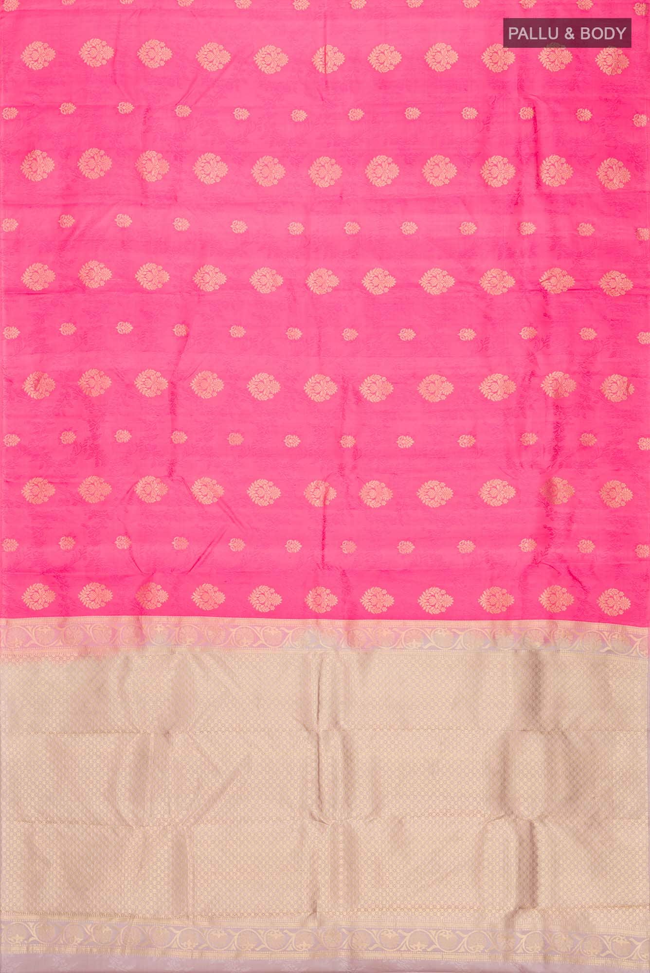 Pink Kanchipuram Silk Saree