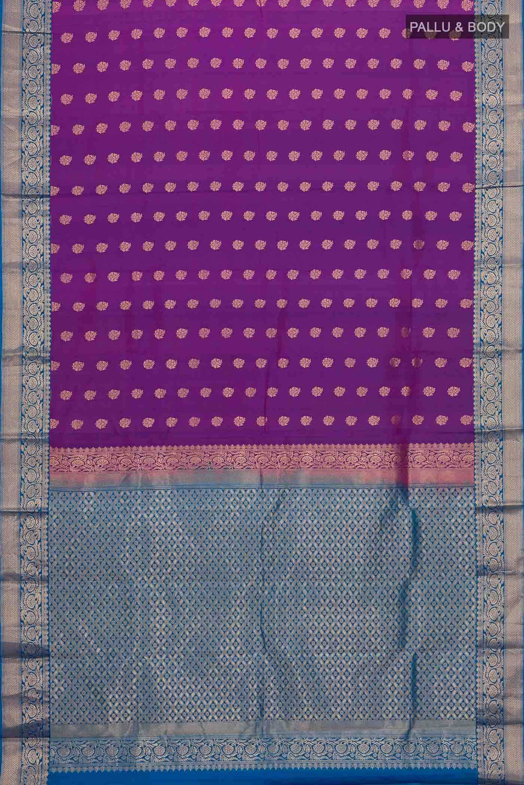 Purple Kanchipuram Silk Saree