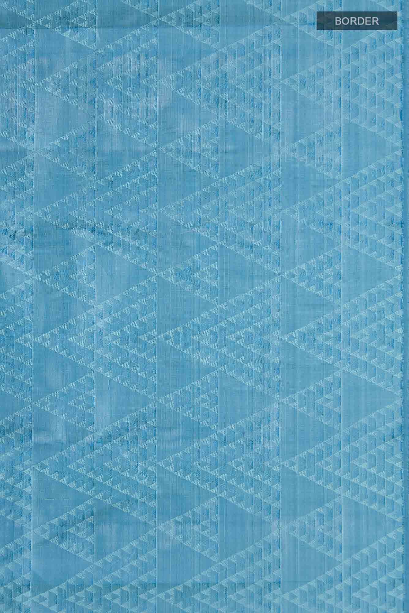 Blue Kanchipuram Silk Saree