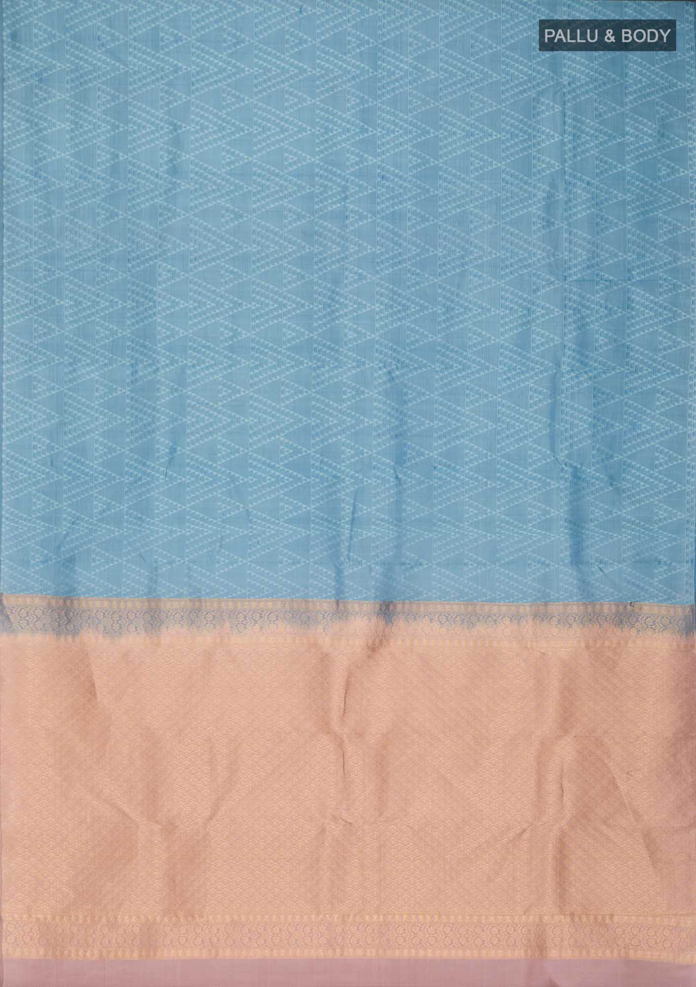 Blue Kanchipuram Silk Saree