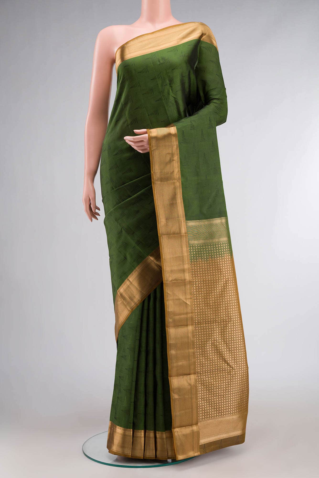 Green Kanchipuram Silk Saree