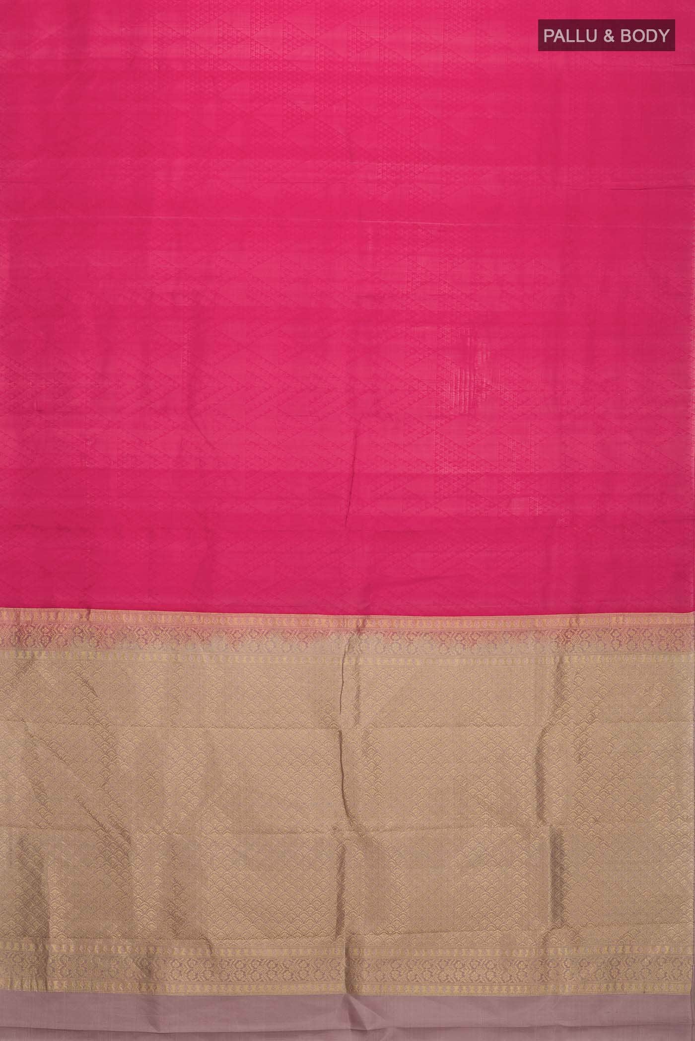 Pink Kanchipuram Silk Saree
