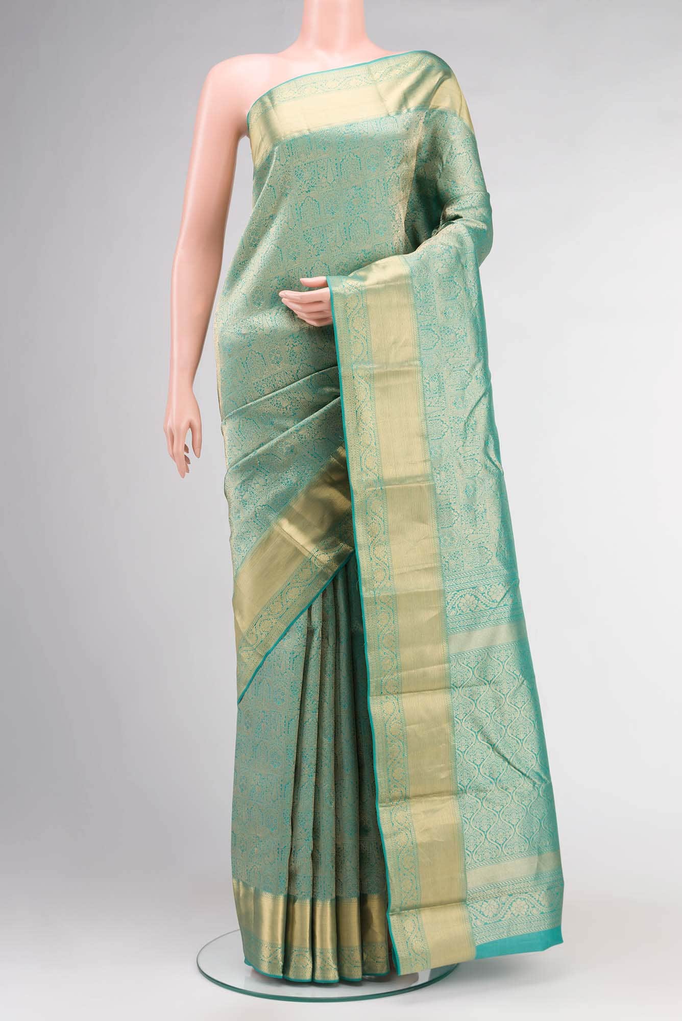 Green Kanchipuram Silk Saree