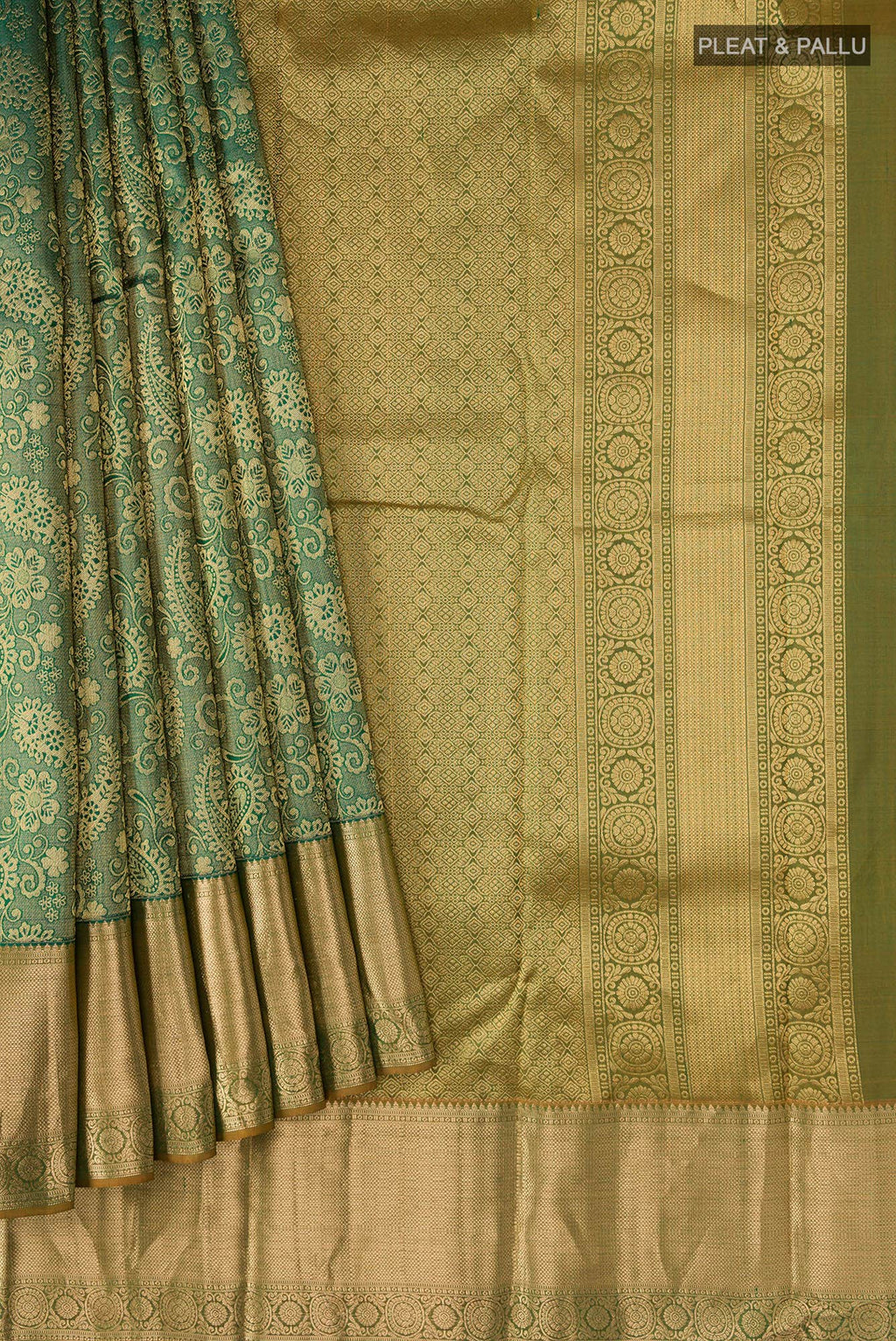 Green Kanchipuram Silk Saree