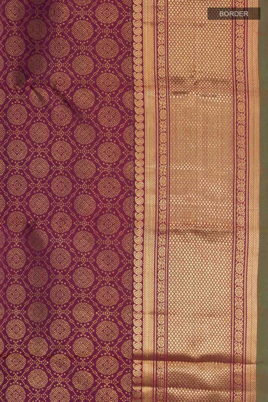 Pure Silk Pure Zari Maroon Kanchipuram Saree