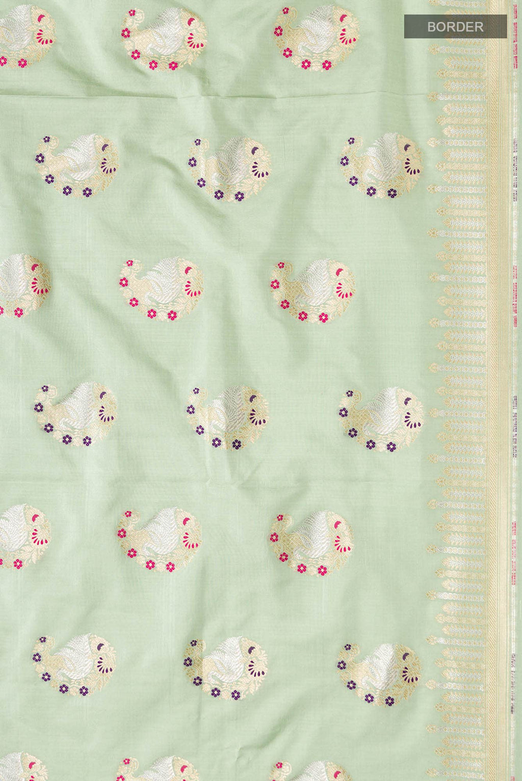 Green Banarasi Silk Saree