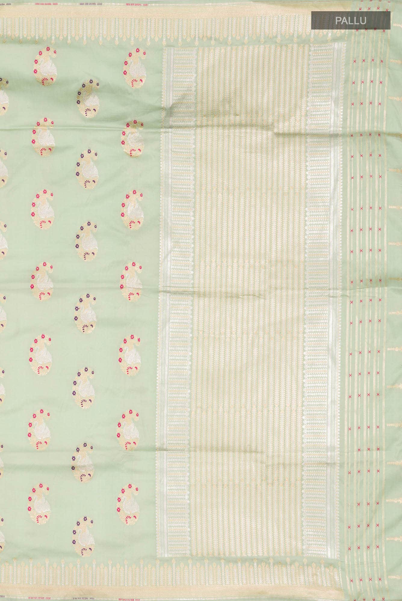 Green Banarasi Silk Saree