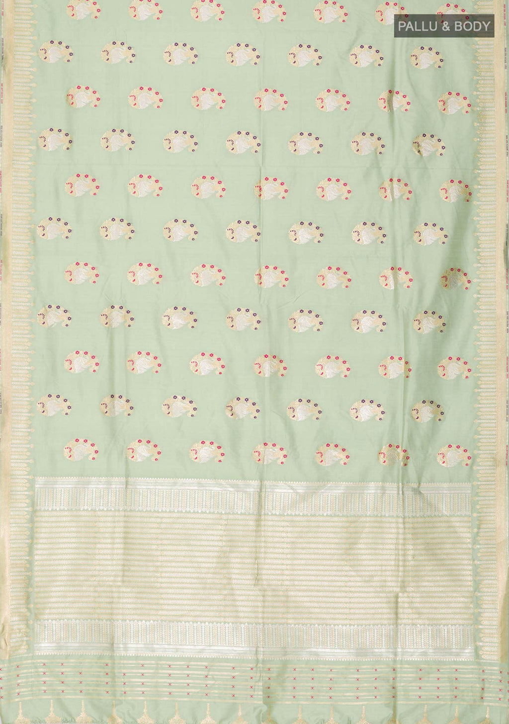 Green Banarasi Silk Saree