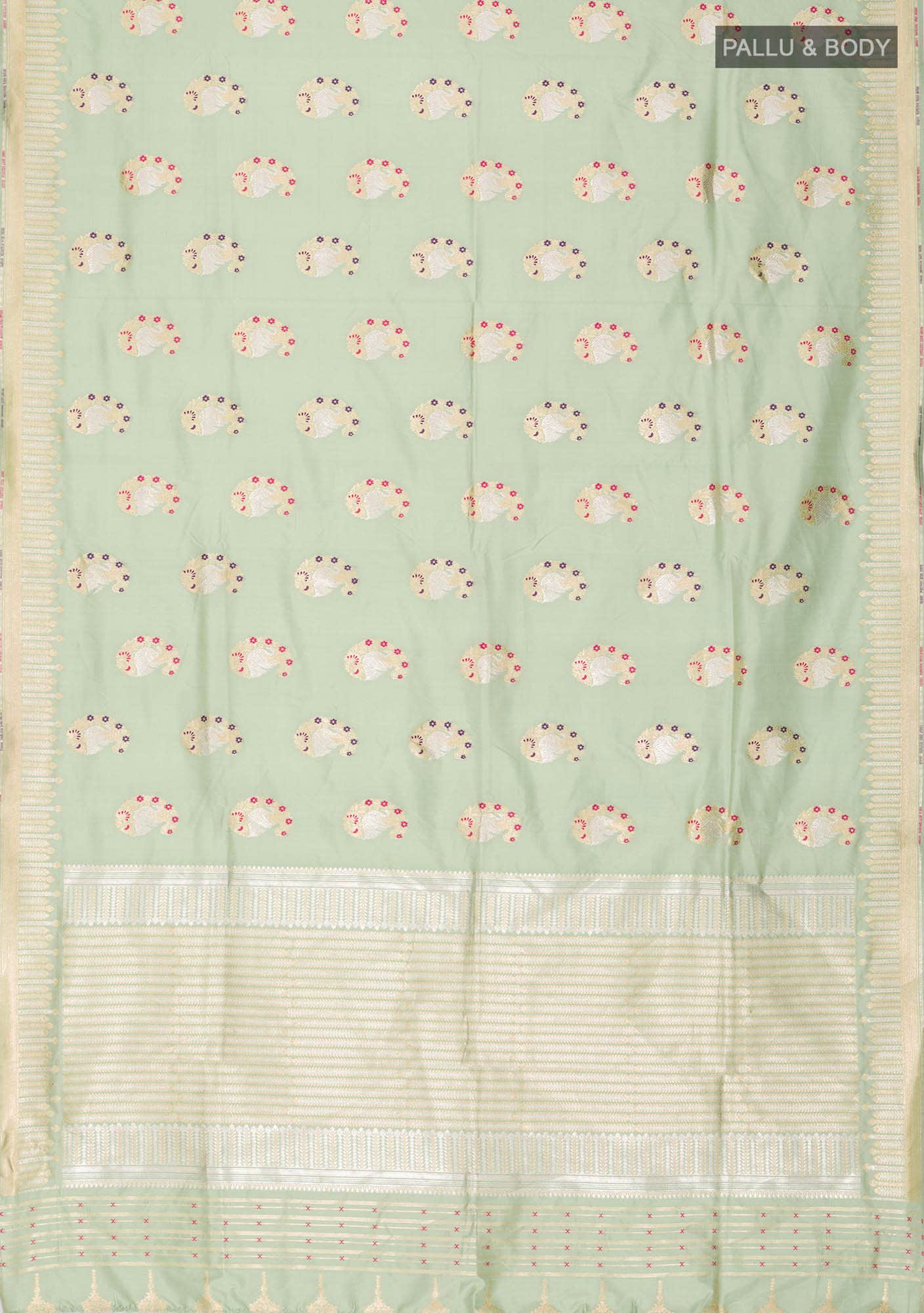 Green Banarasi Silk Saree