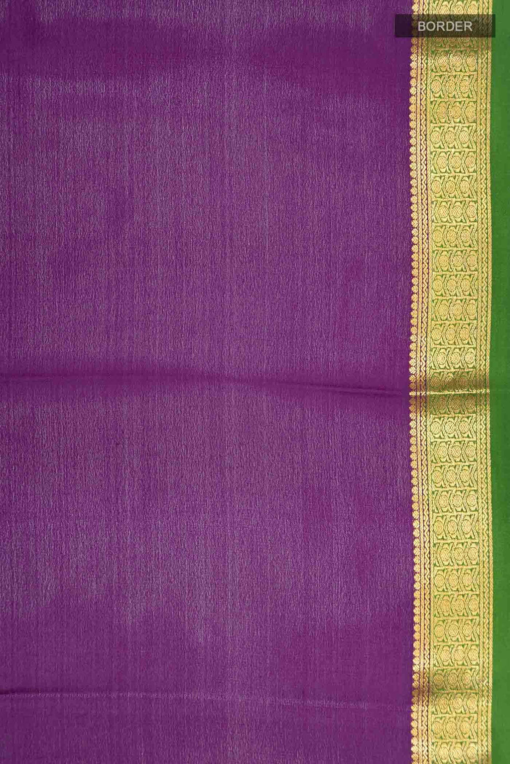Violet Mysore Crepe Saree