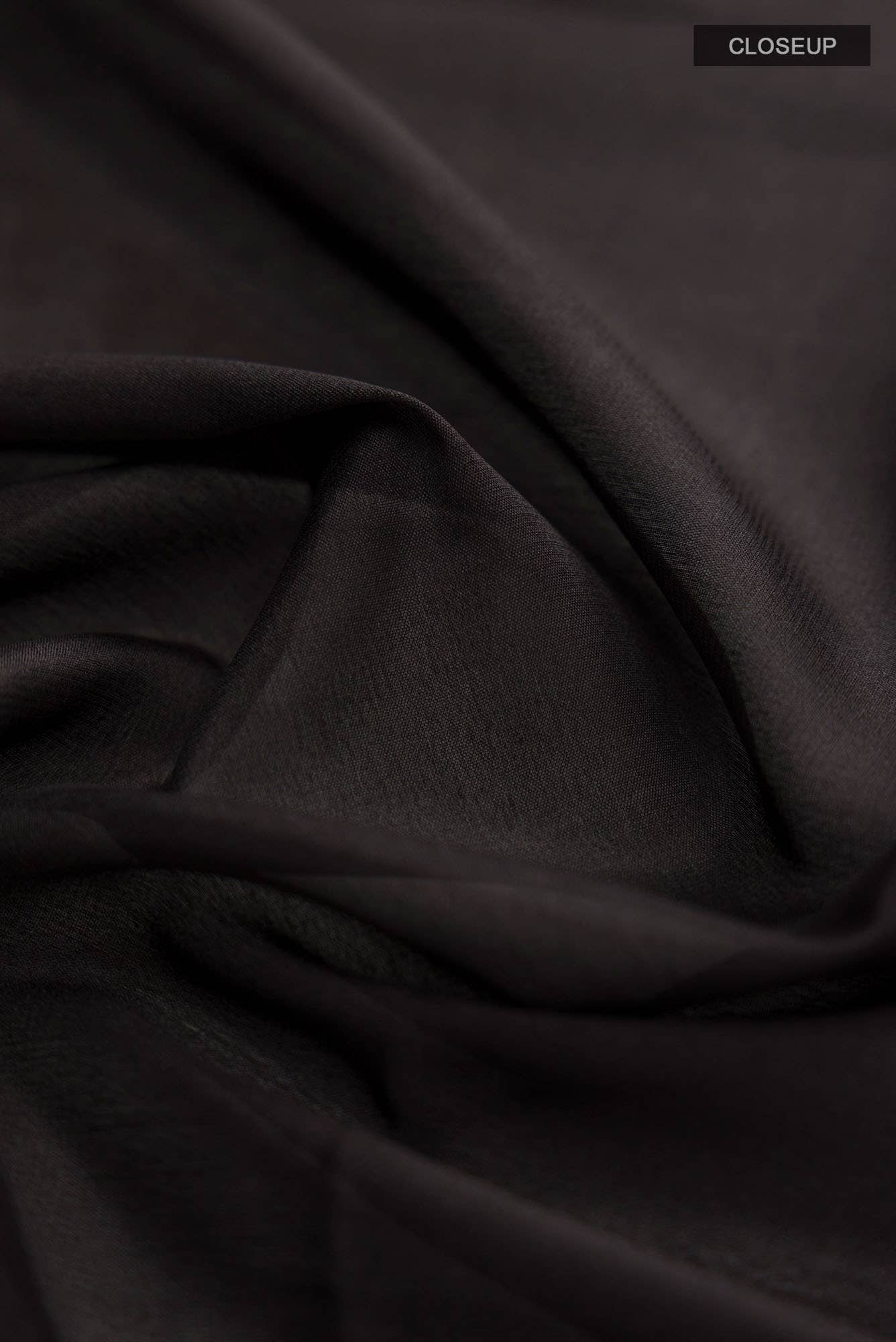 Black Mysore Crepe Saree