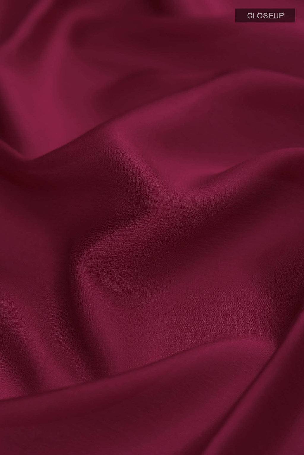 Maroon Mysore Crepe Saree