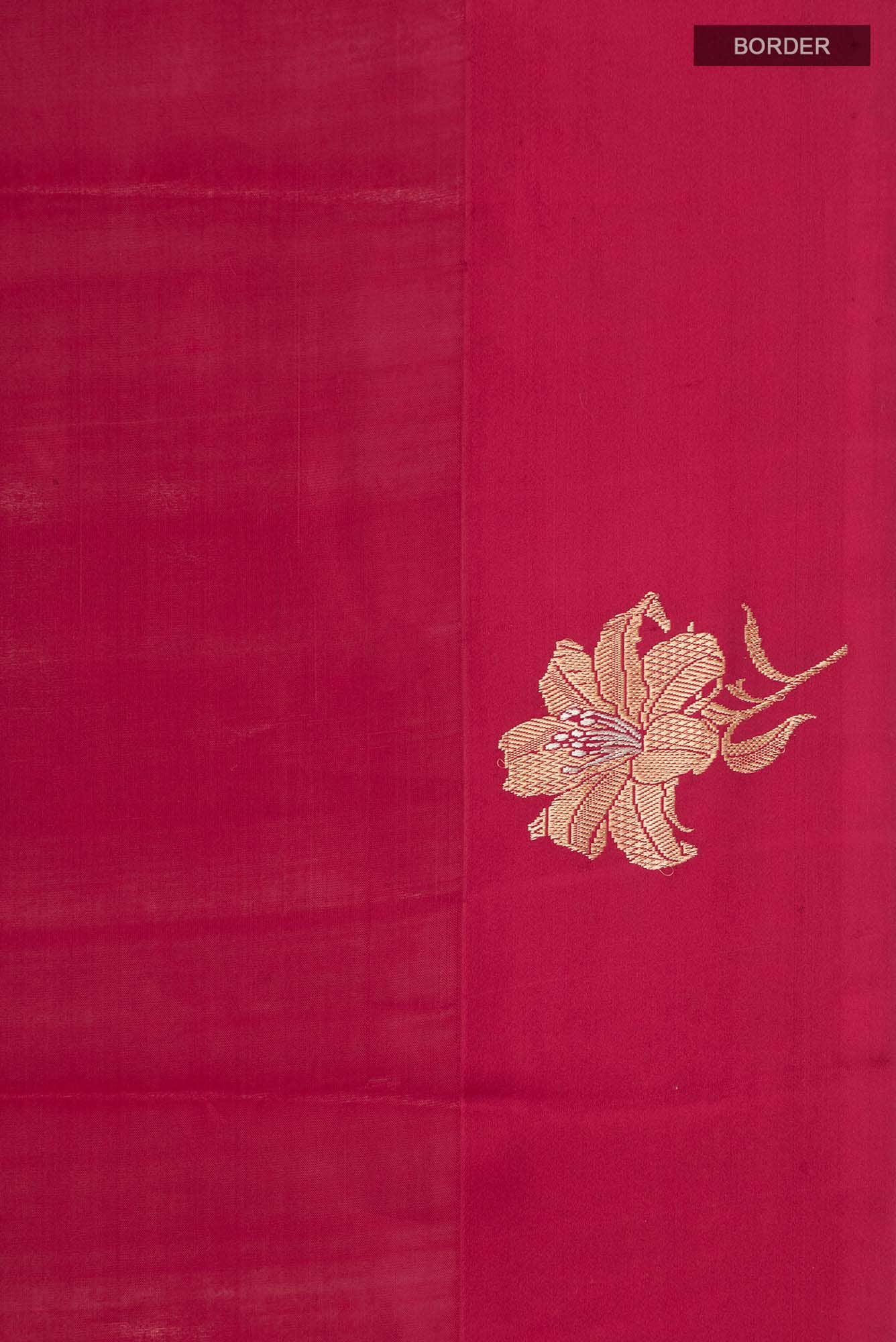 Red Banarasi Katan Silk Saree