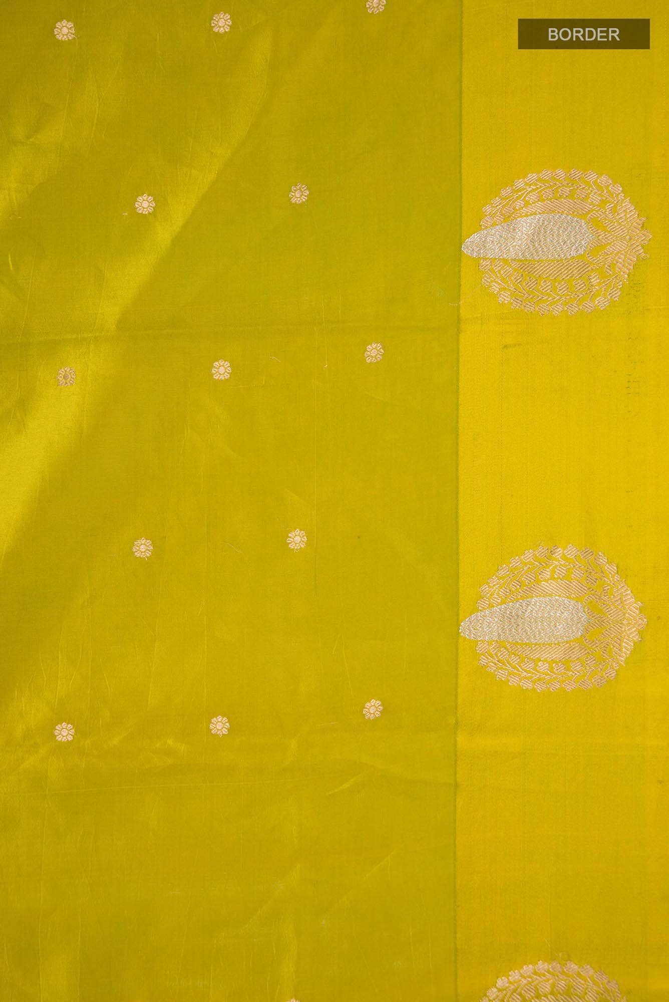 Green Banarasi Katan Silk Saree