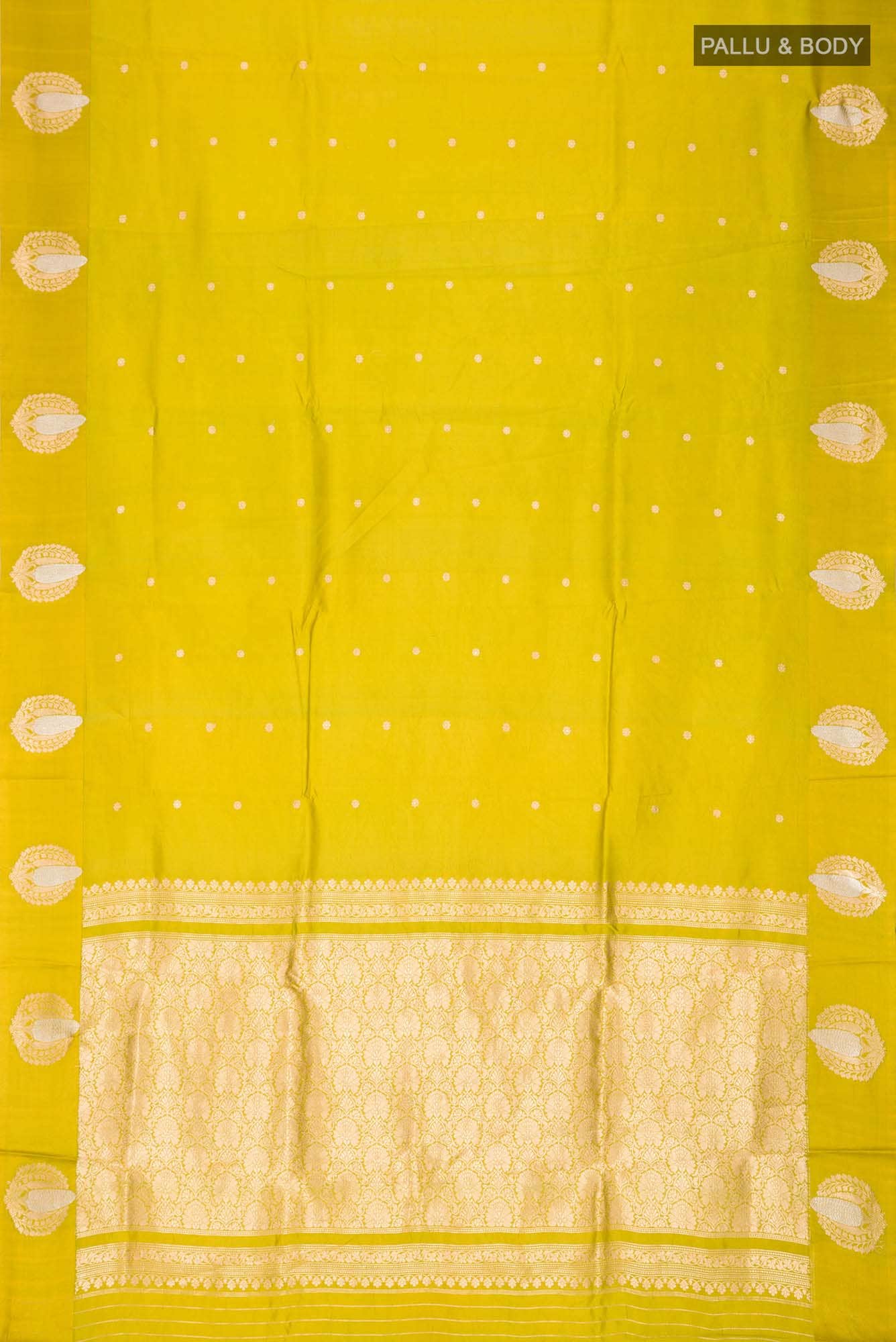 Green Banarasi Katan Silk Saree