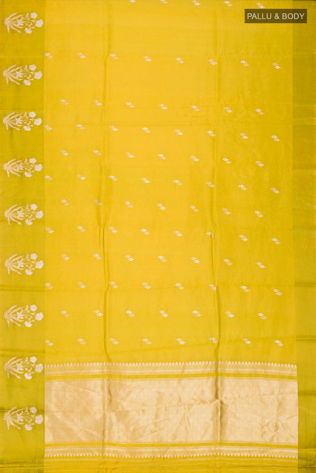 Green Banarasi Katan Silk Saree