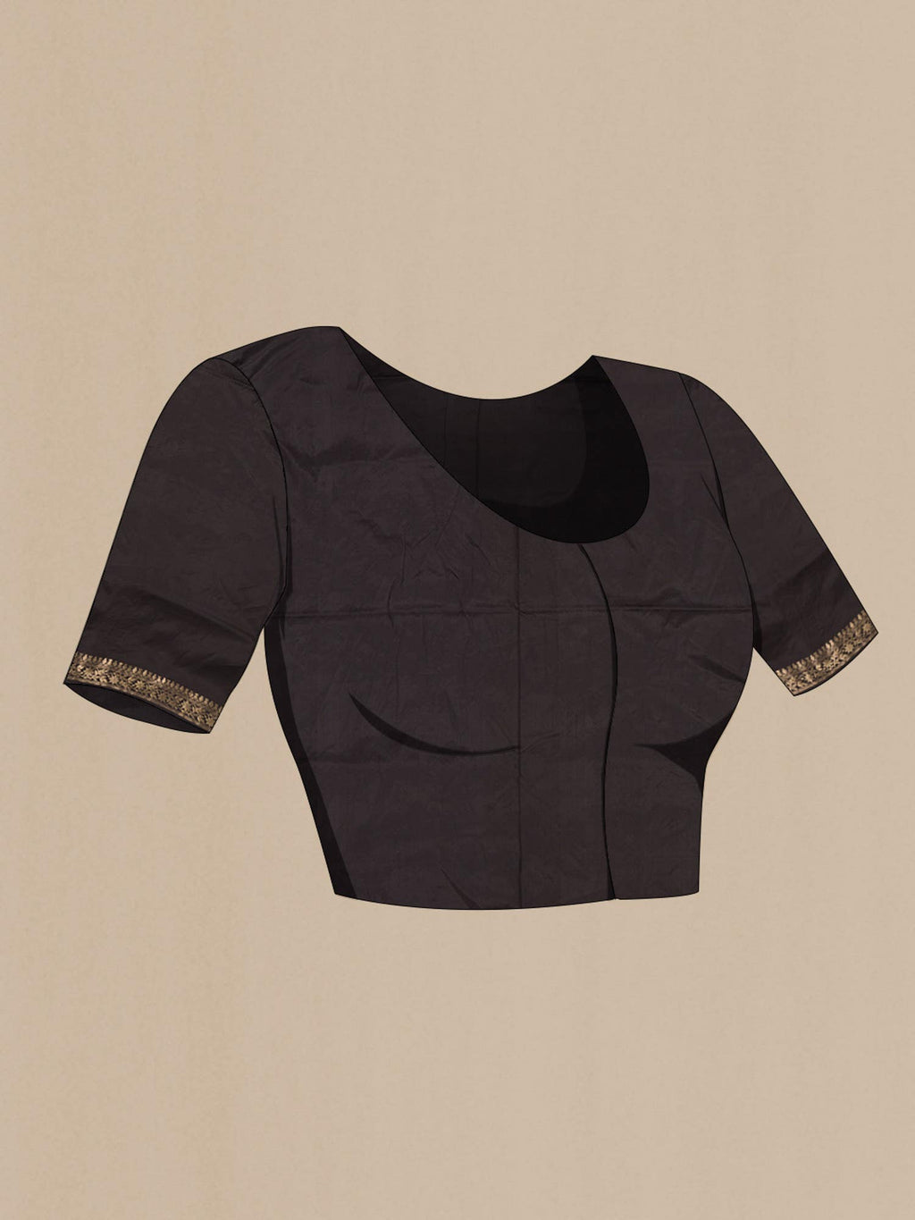 Black Banarasi Katan Silk Saree