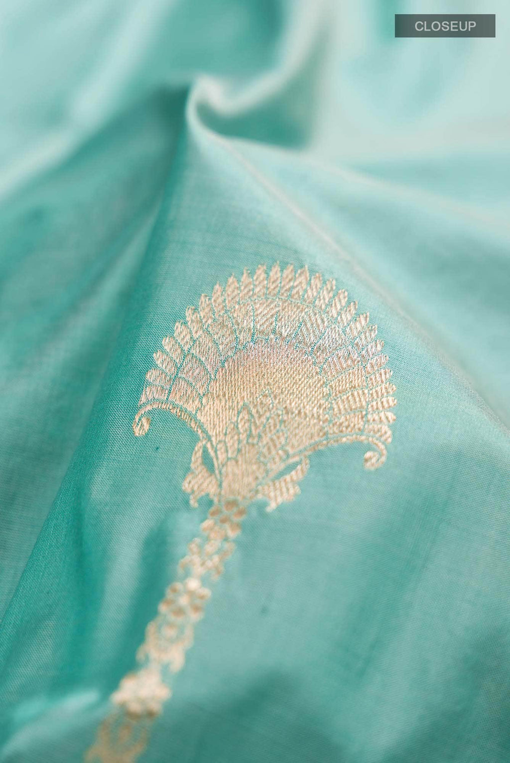 Green Banarasi Katan Silk Saree