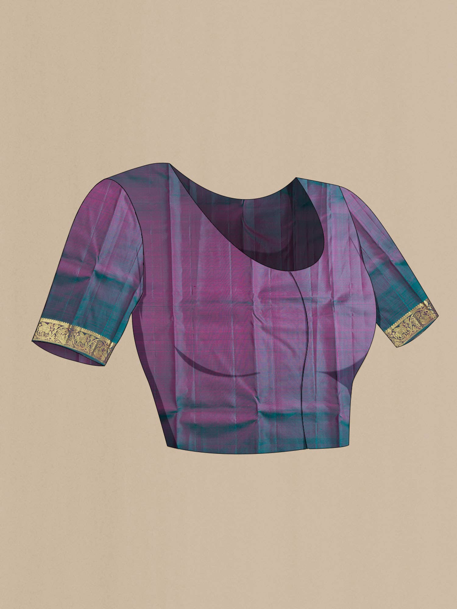 Pink Kanchipuram Silk Saree