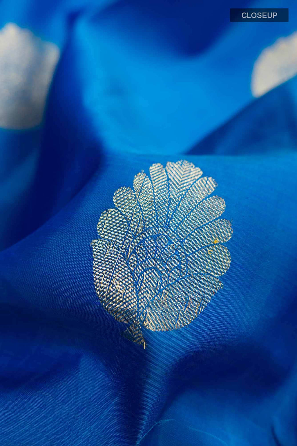 Blue Kanchipuram Silk Saree