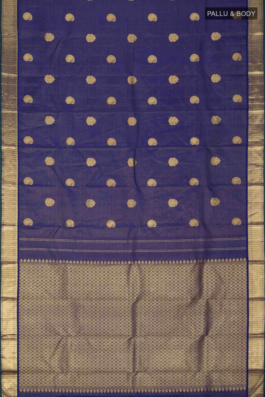 Blue Kanchipuram Silk Saree