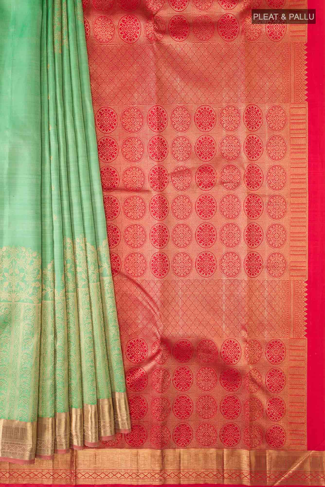 Green Kanchipuram Silk Saree