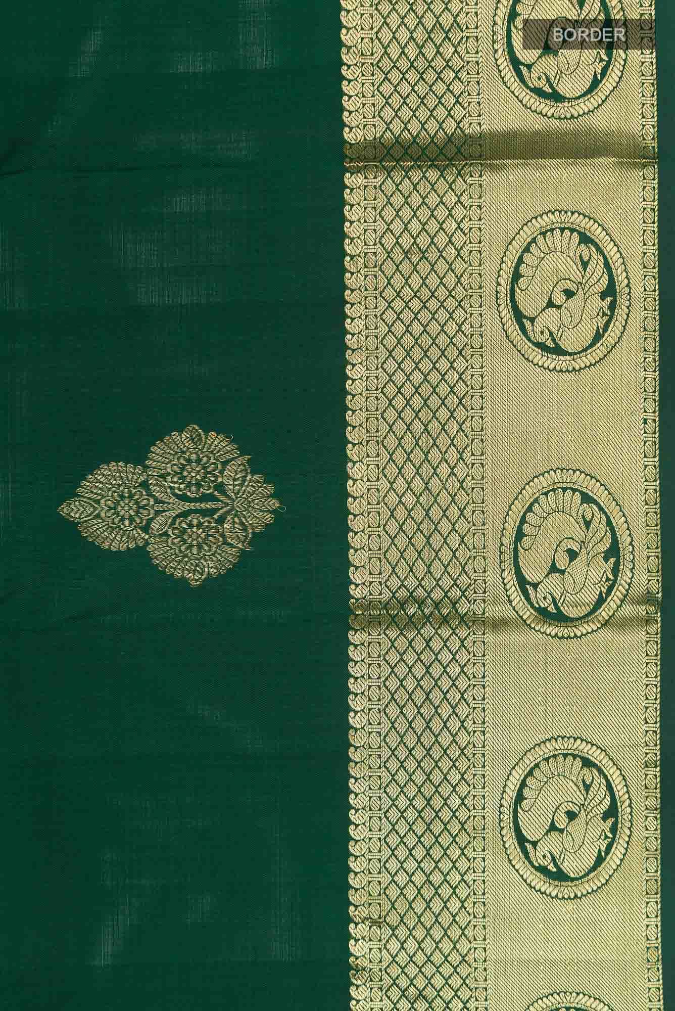 Green Kanchipuram Silk Saree