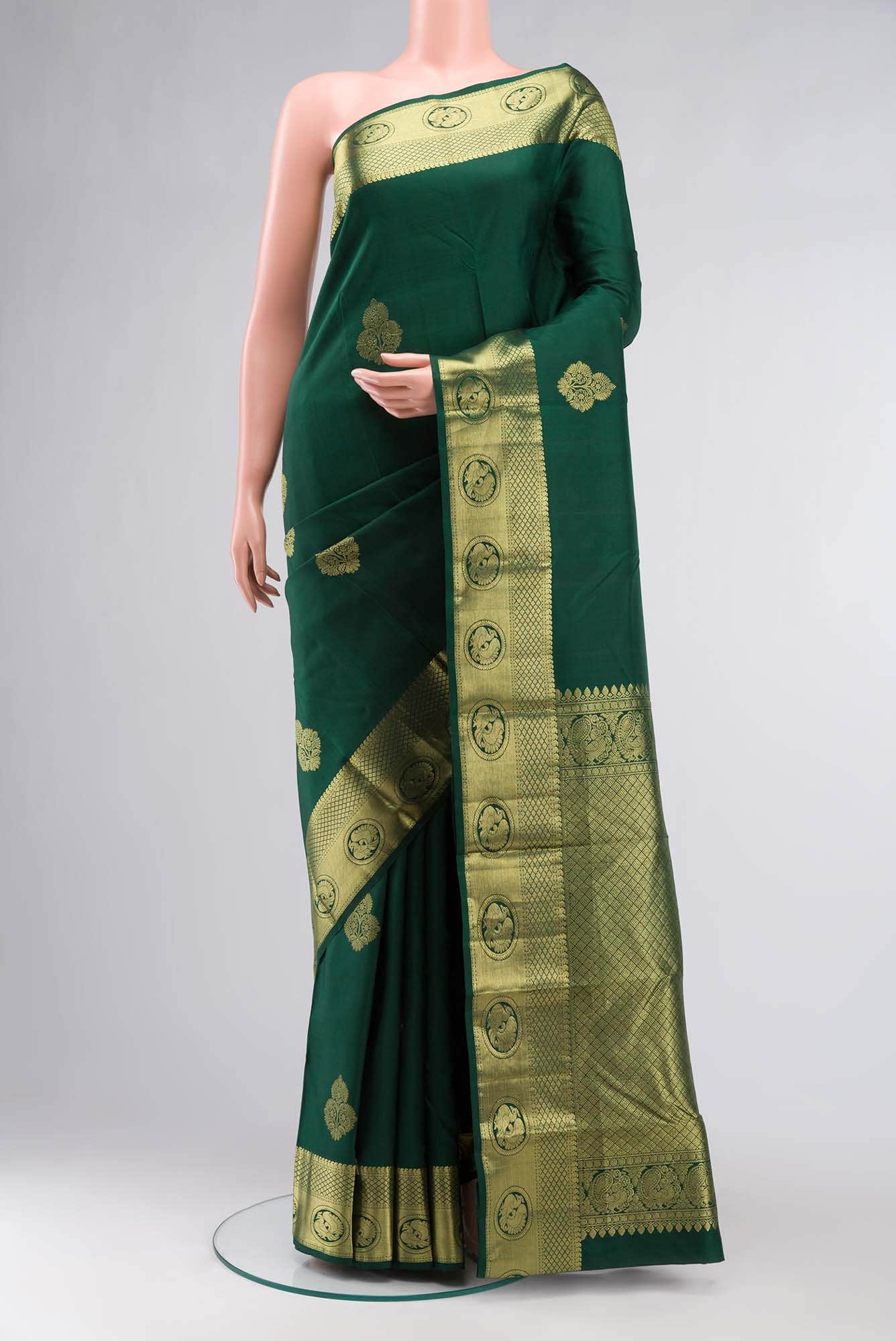 Green Kanchipuram Silk Saree