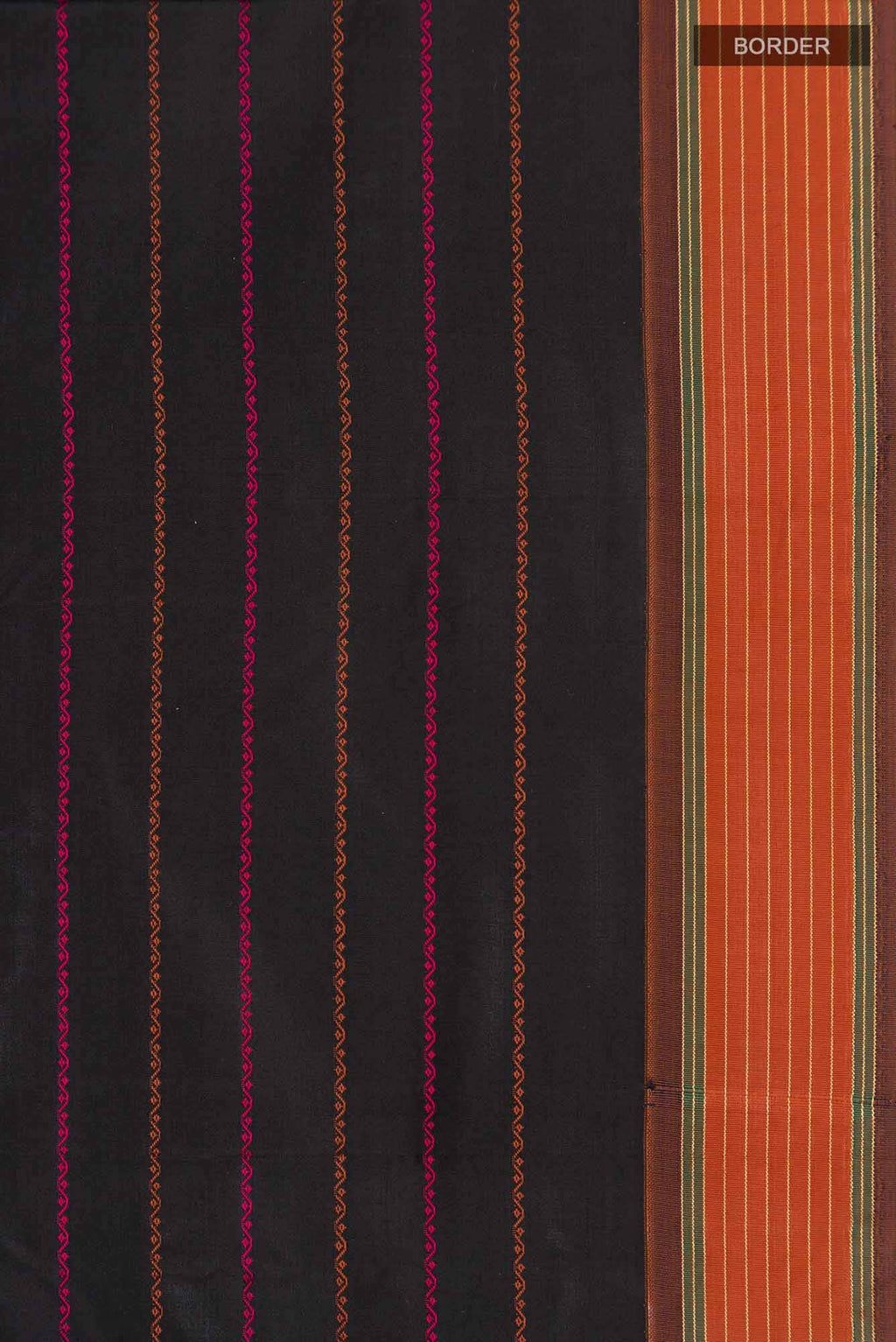 Black Bangalore Silk Saree