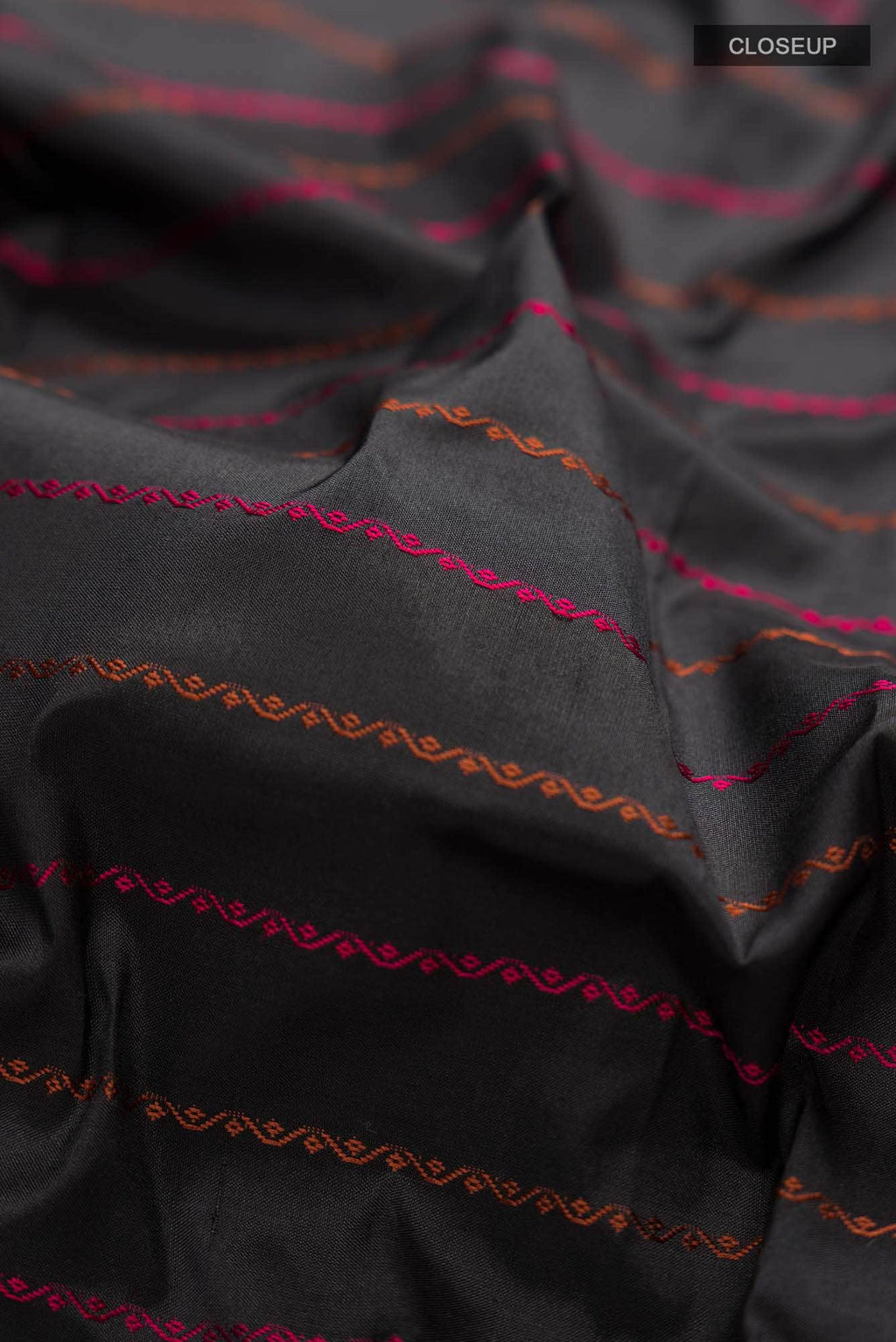 Black Bangalore Silk Saree