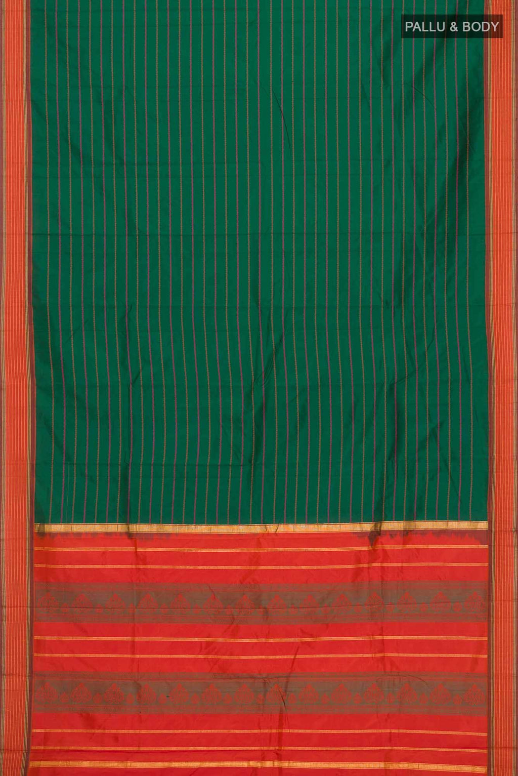 Green Bangalore Silk Saree
