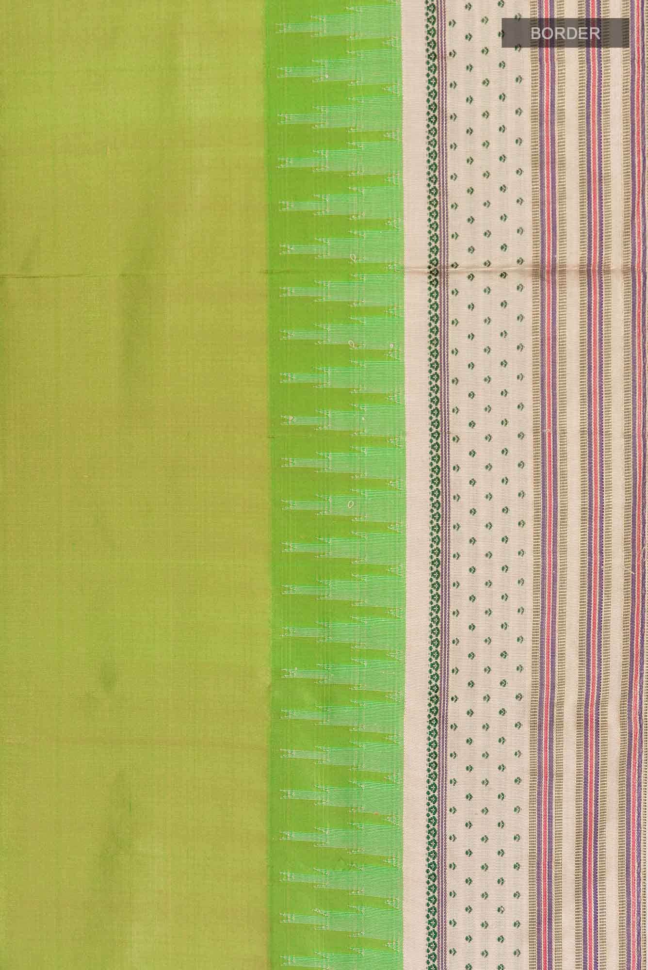 Green Bangalore Silk Saree