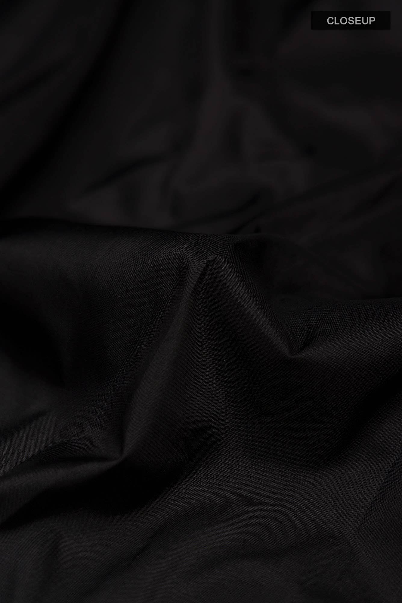 Black Bangalore Silk Saree