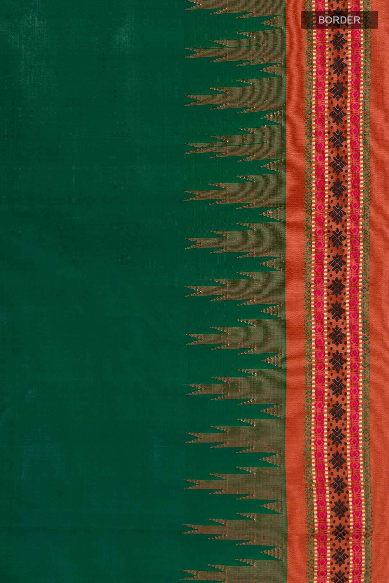 Green Bangalore Silk Saree