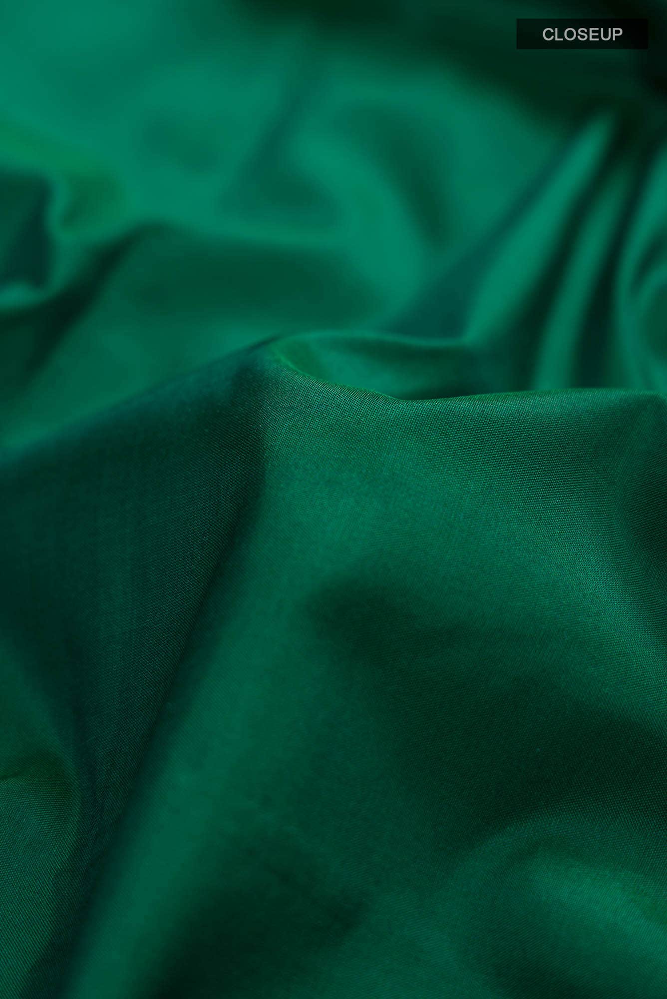 Green Bangalore Silk Saree