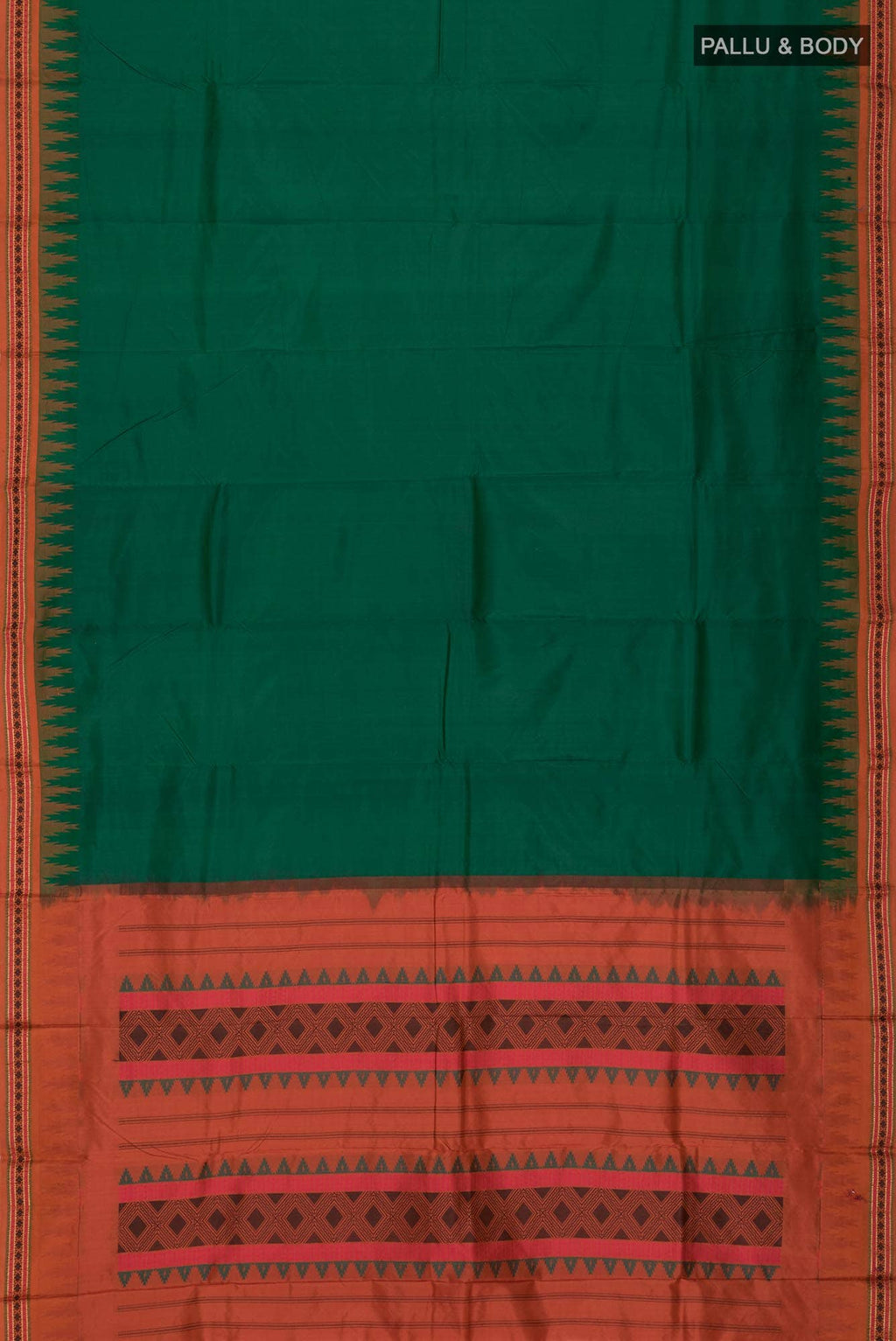 Green Bangalore Silk Saree