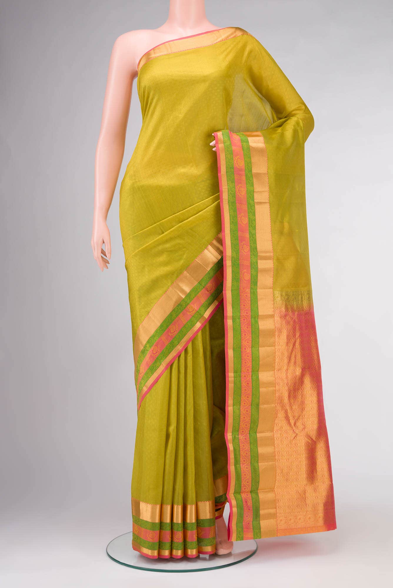 Green Kanchipuram Silk Saree