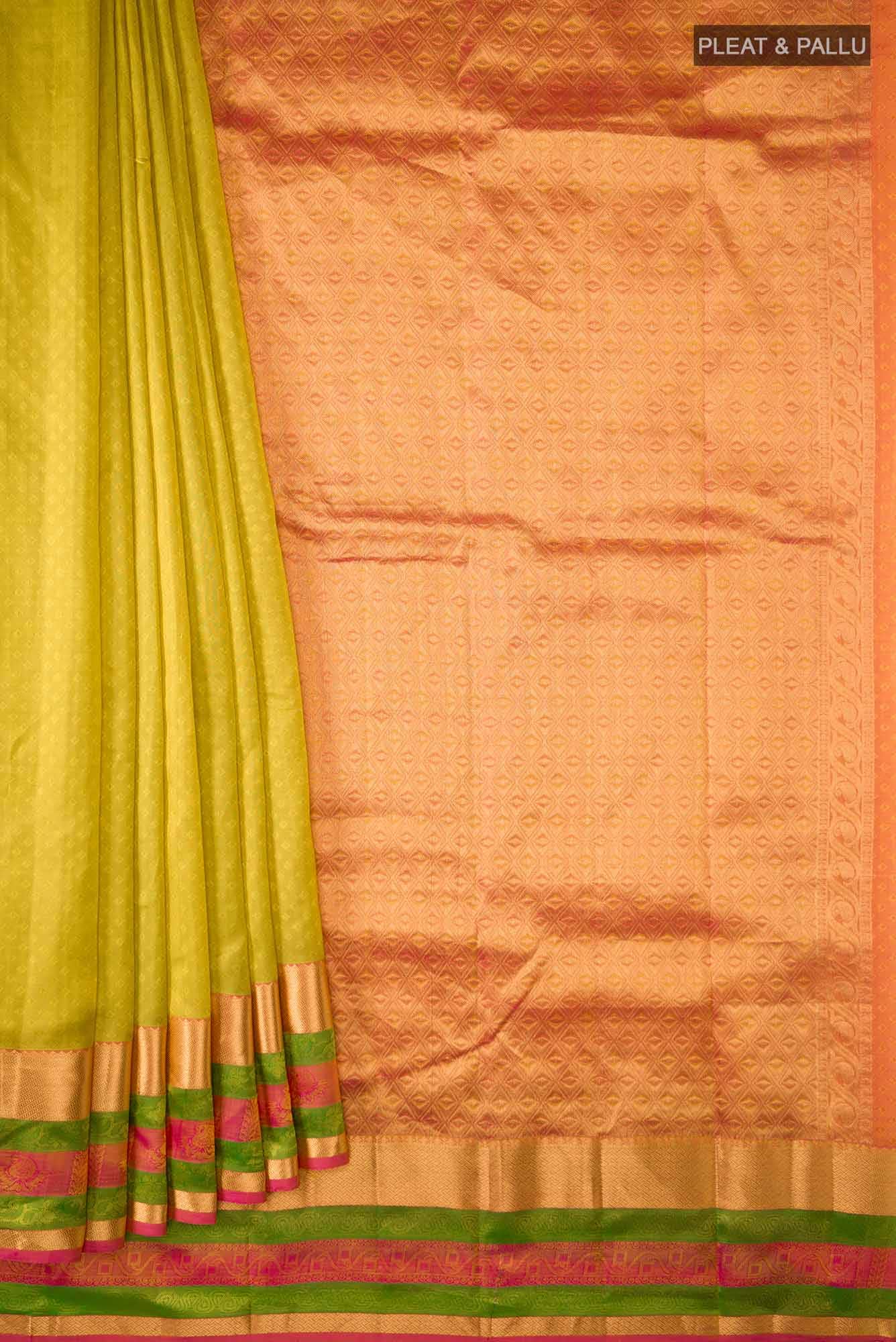 Green Kanchipuram Silk Saree