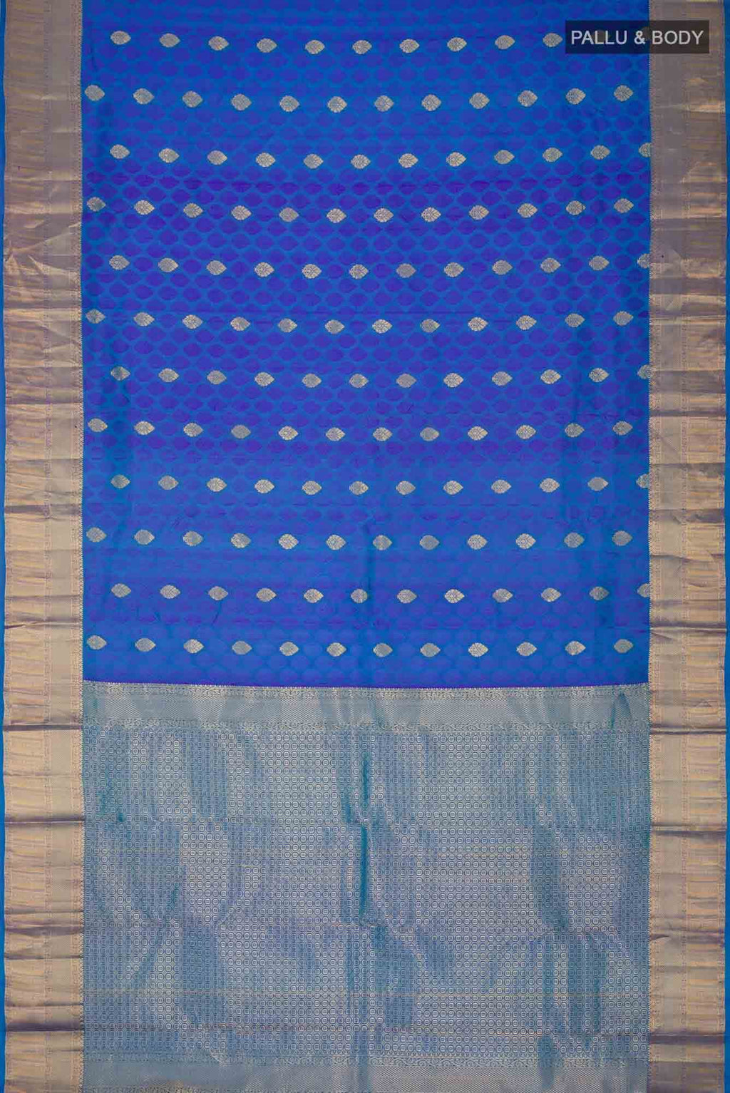 Blue Kanchipuram Silk Saree