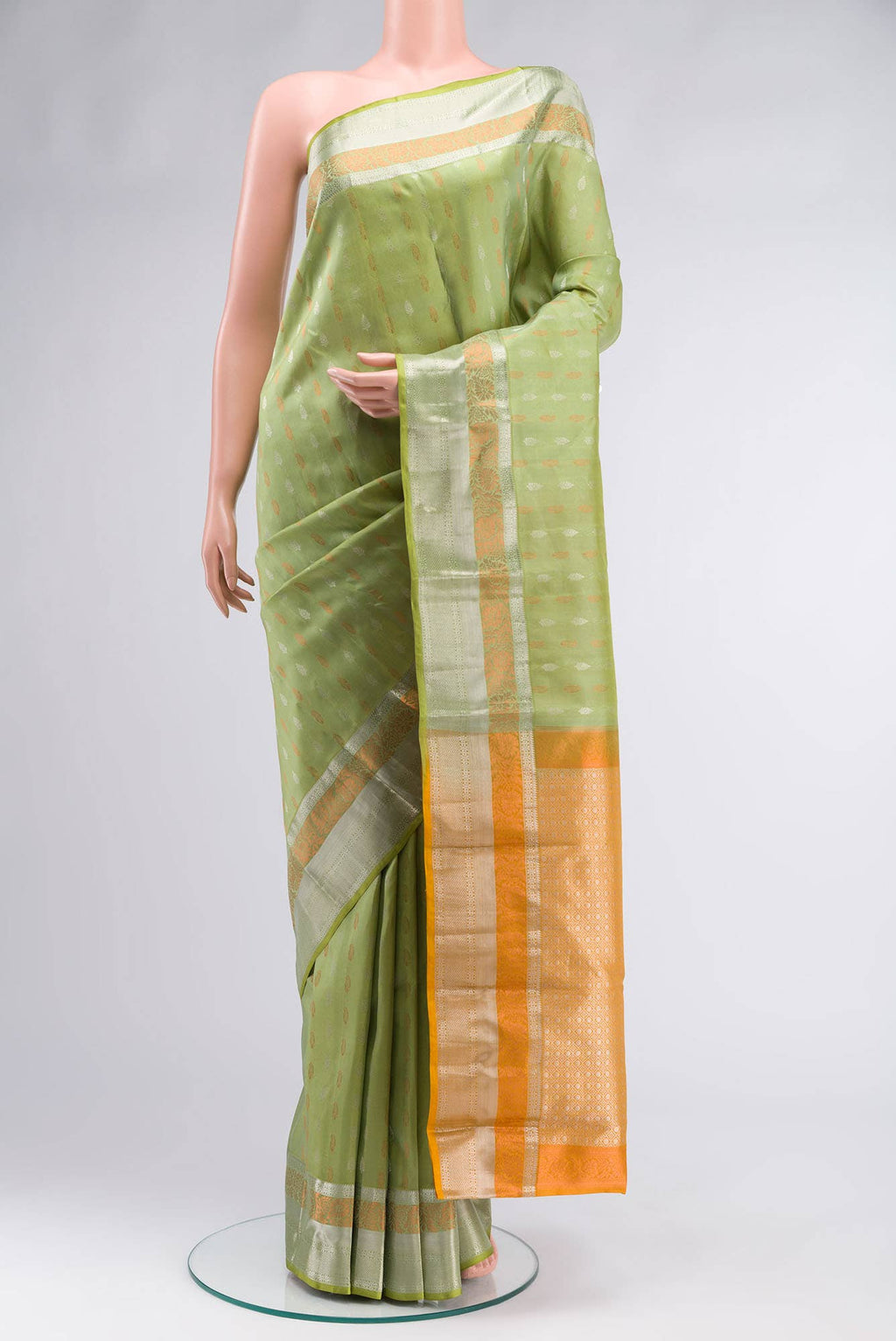 Green Kanchipuram Silk Saree
