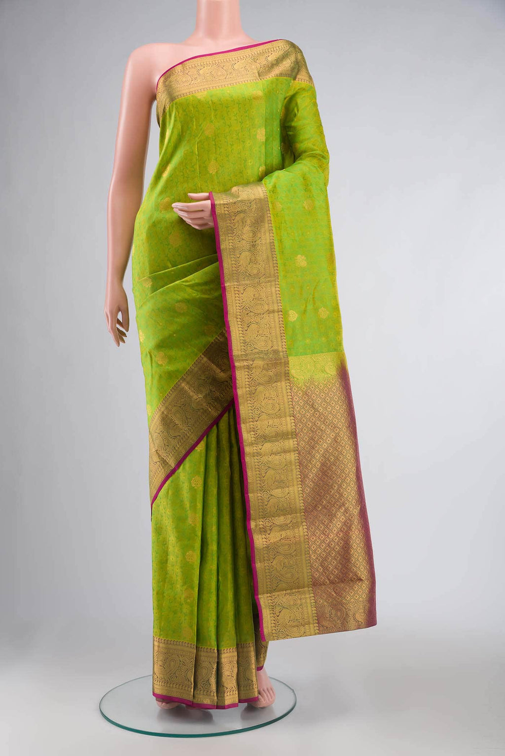 Green Kanchipuram Silk Saree