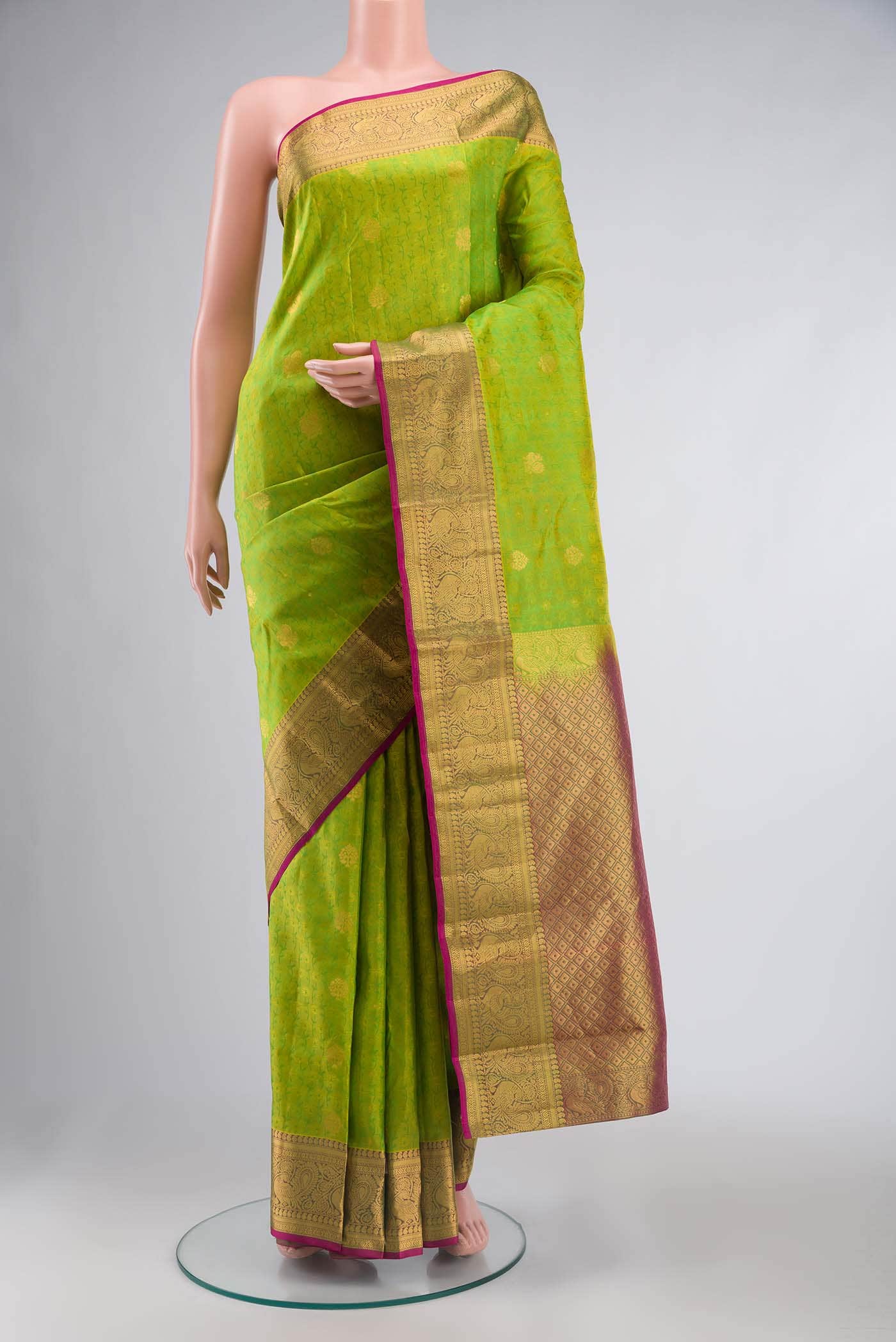 Green Kanchipuram Silk Saree